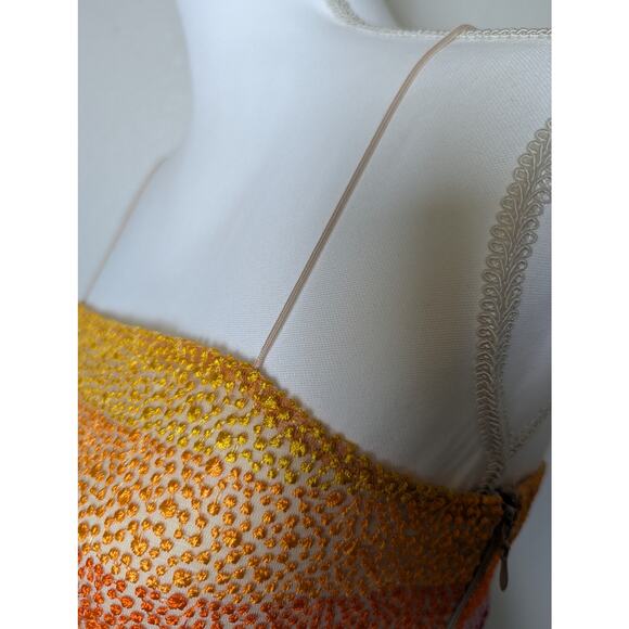 Show Me Your Mumu Clarissa Fiesta Sunset Stripe Mini Dress Women Size XS Hoco - Picture 8 of 15